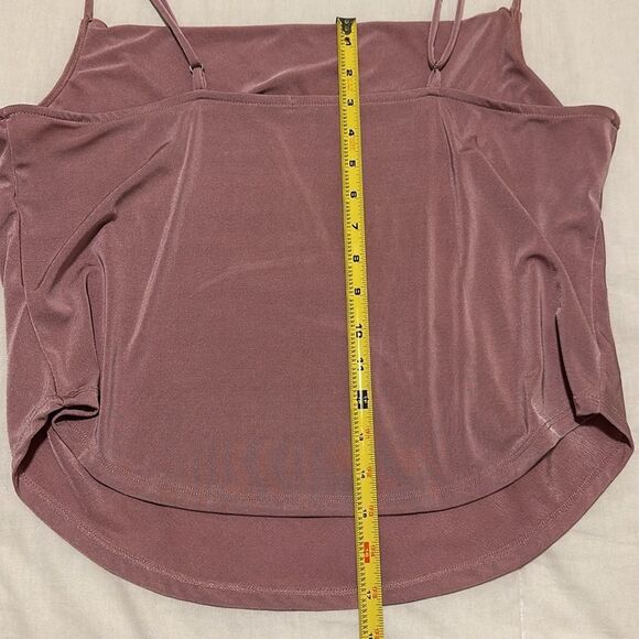 NWOT Wild Fable Cowl Neck Spaghetti Strap Tank Top in Rose Color Size L - Picture 11 of 14